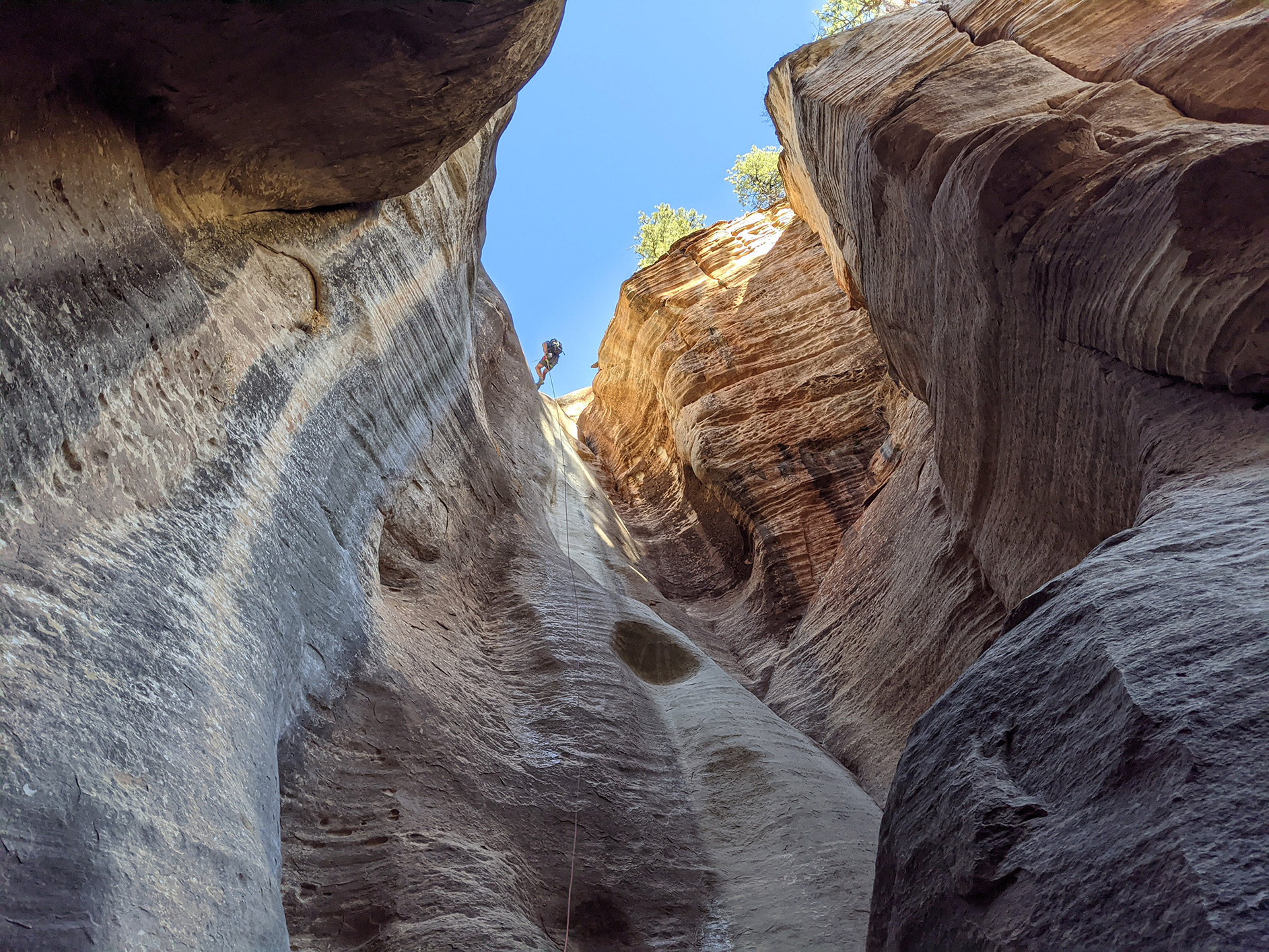 Telephone Canyon Rappel 1