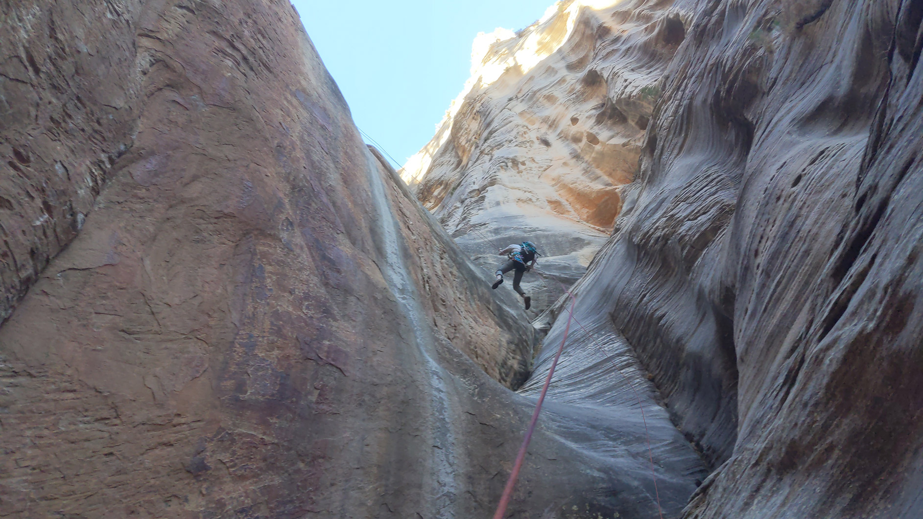 Telephone Canyon Rappel 5
