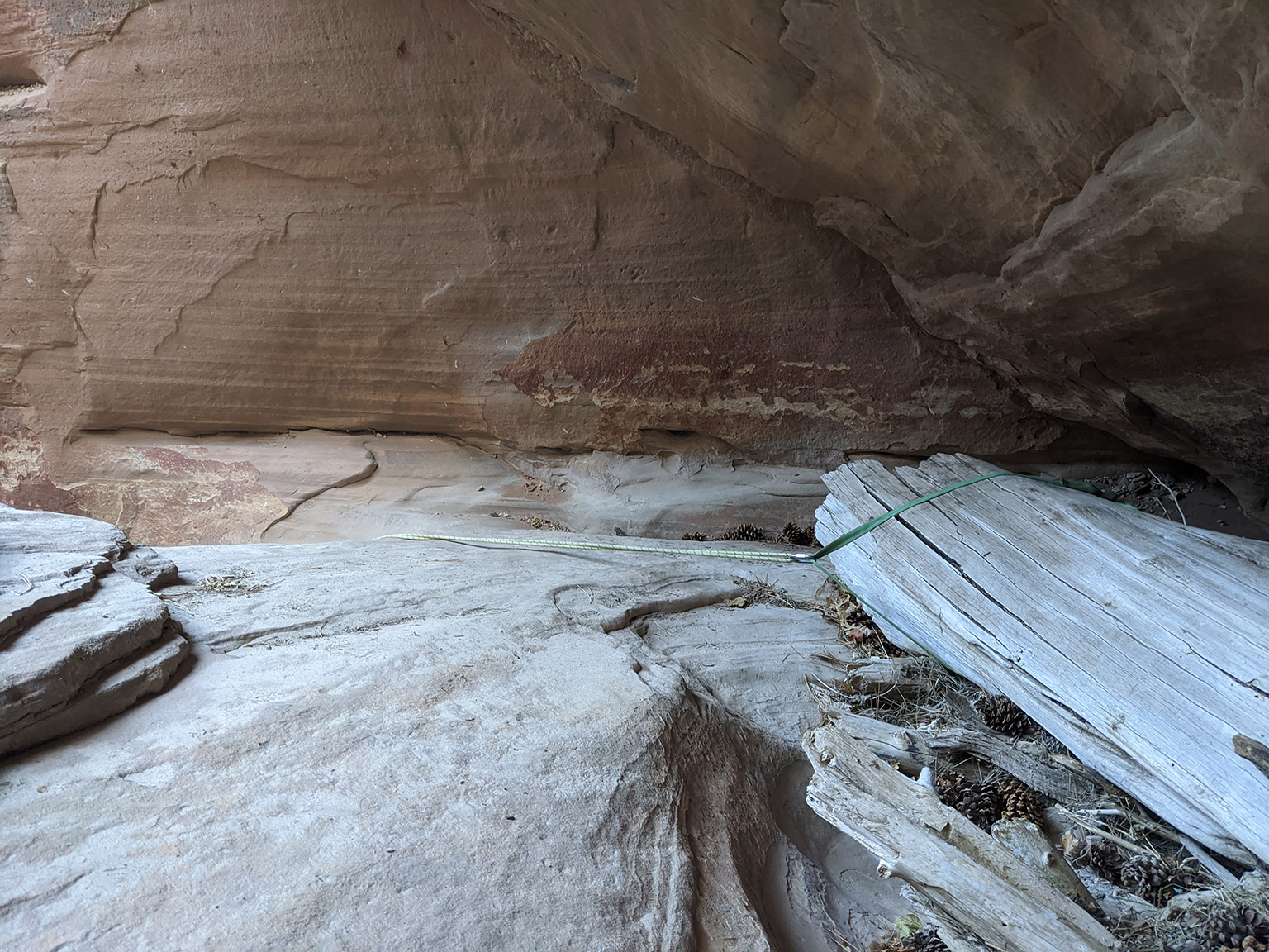 Telephone Canyon Rappel 6 Anchor
