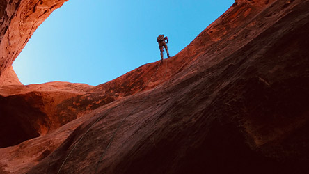 Wife 5 Canyon First Rappel