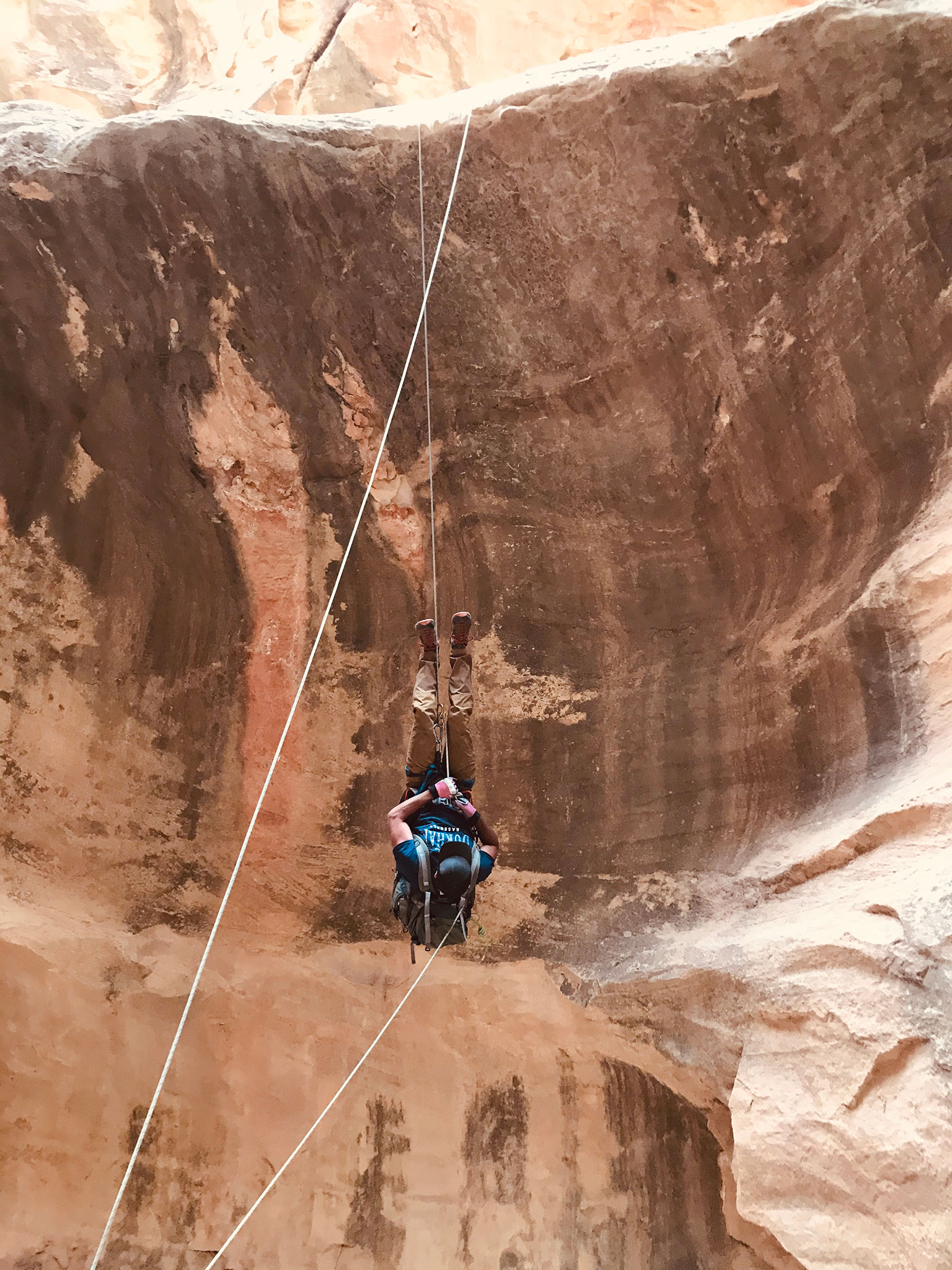 Bottom of Rappel 8, Cassidy Arch Canyon
