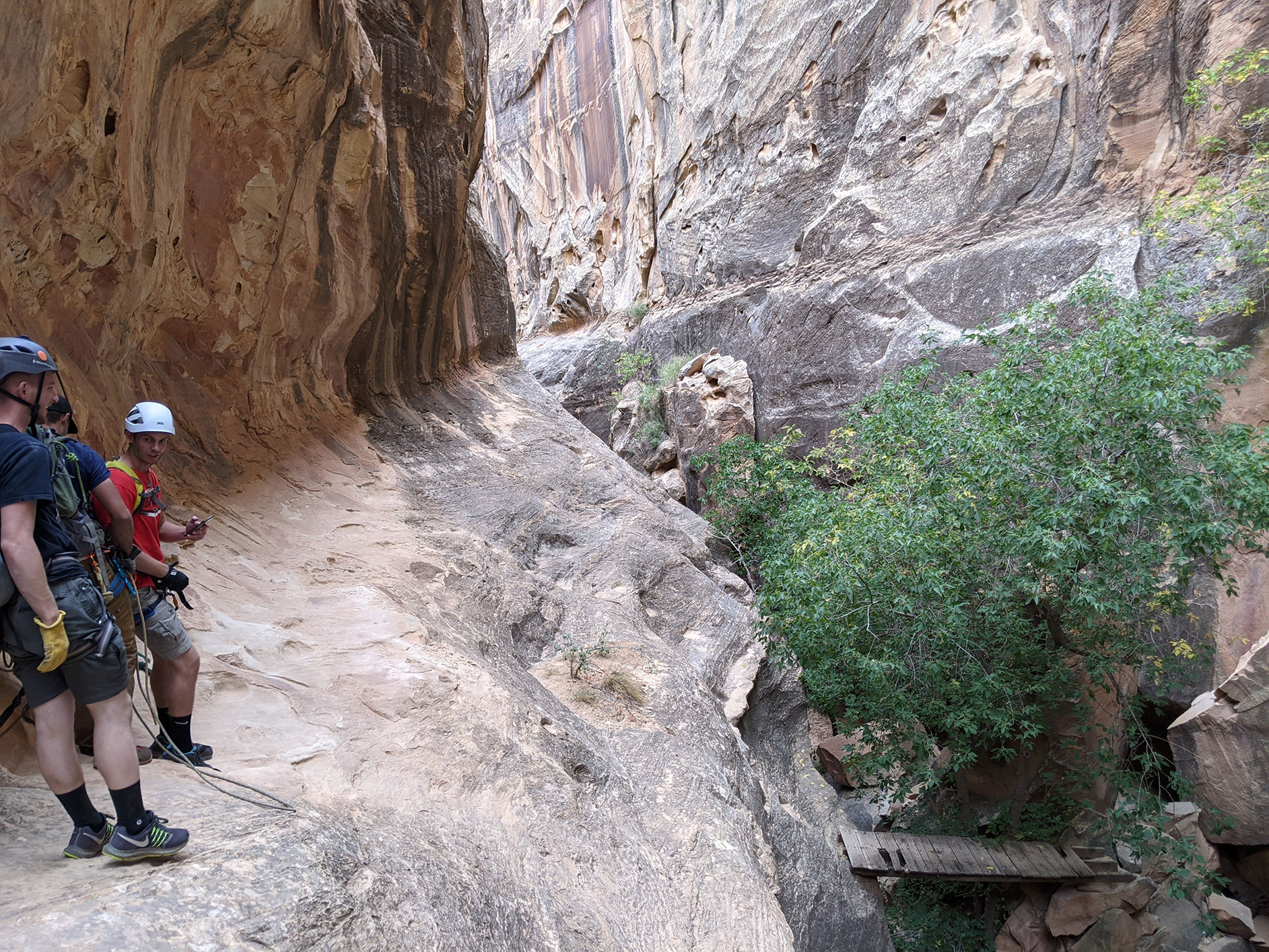 Top of Rappel 8, Cassidy Arch Canyon
