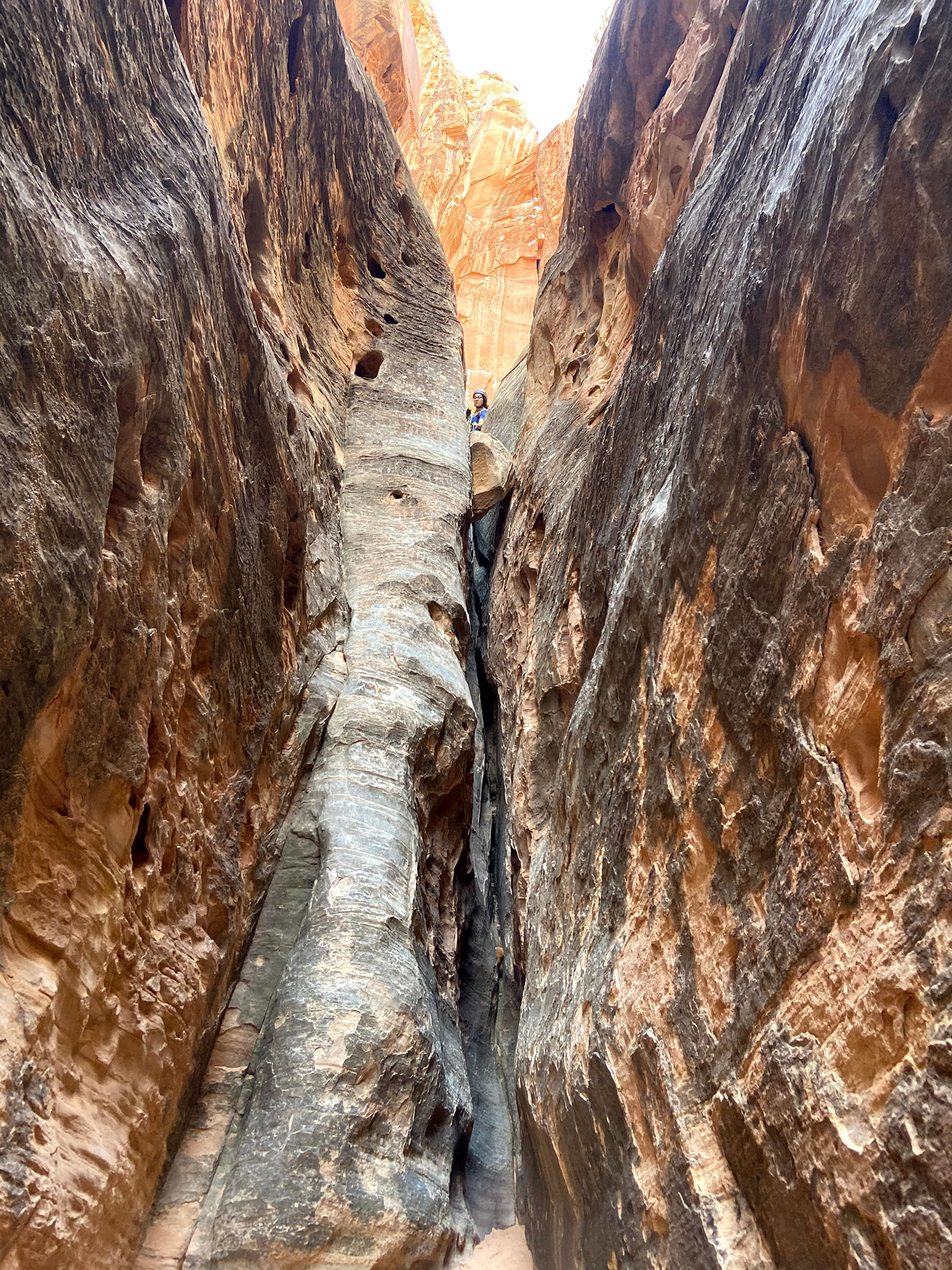 Wife 3 Canyon Rappel 2 Downclimb