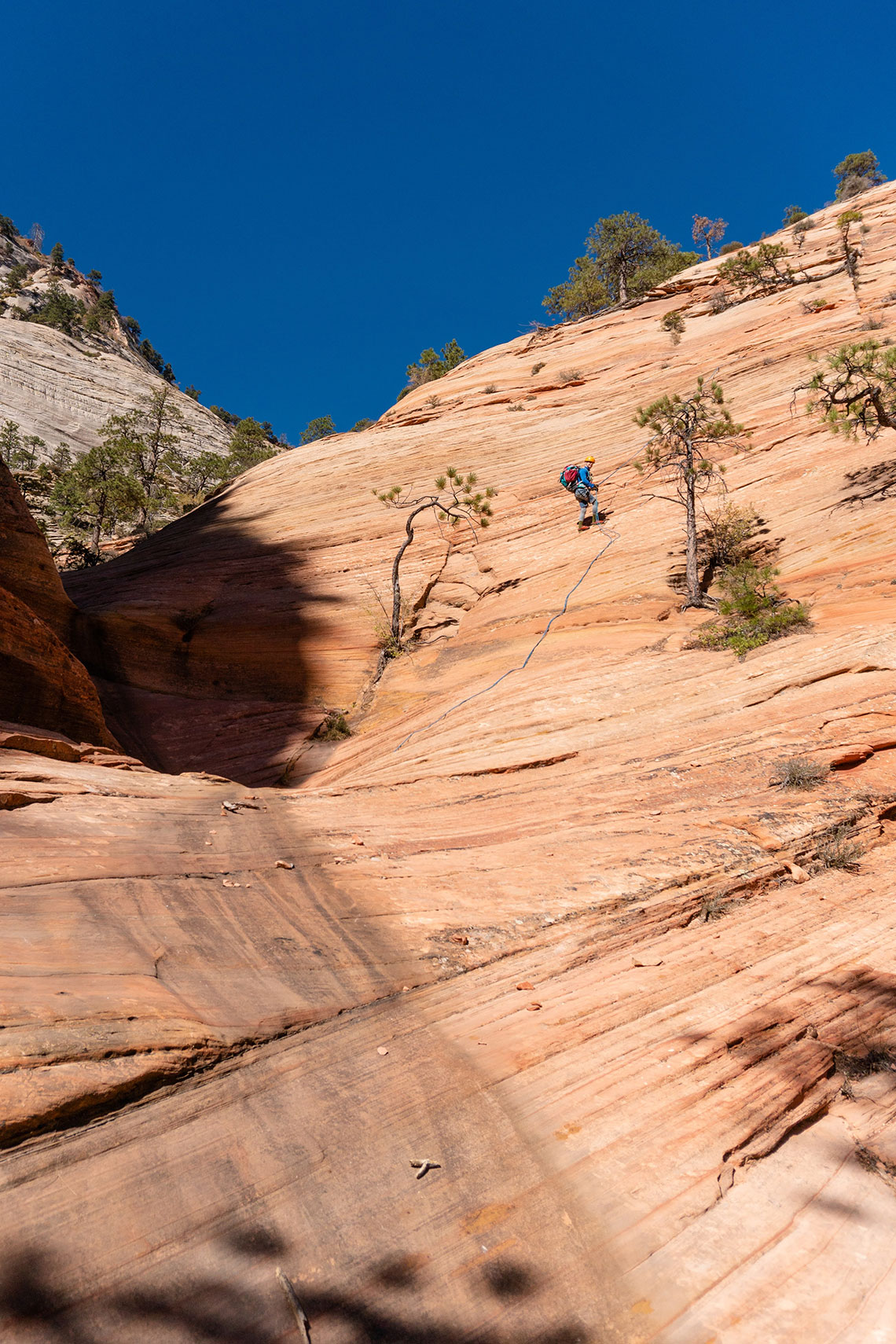 Bottom of Rappel 1, Behunin Canyon