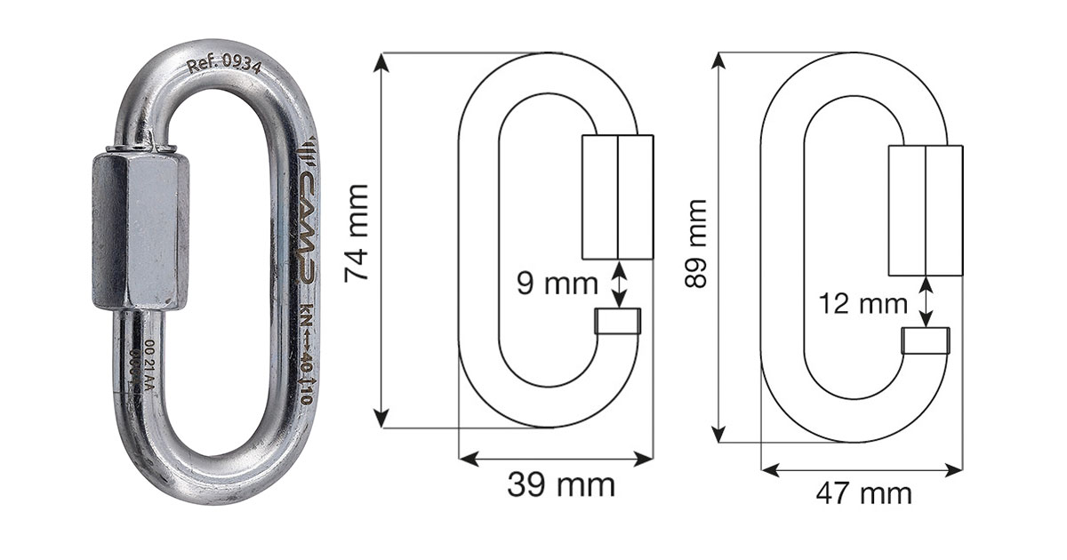 CAMP USA Oval Quick Link Voy Out