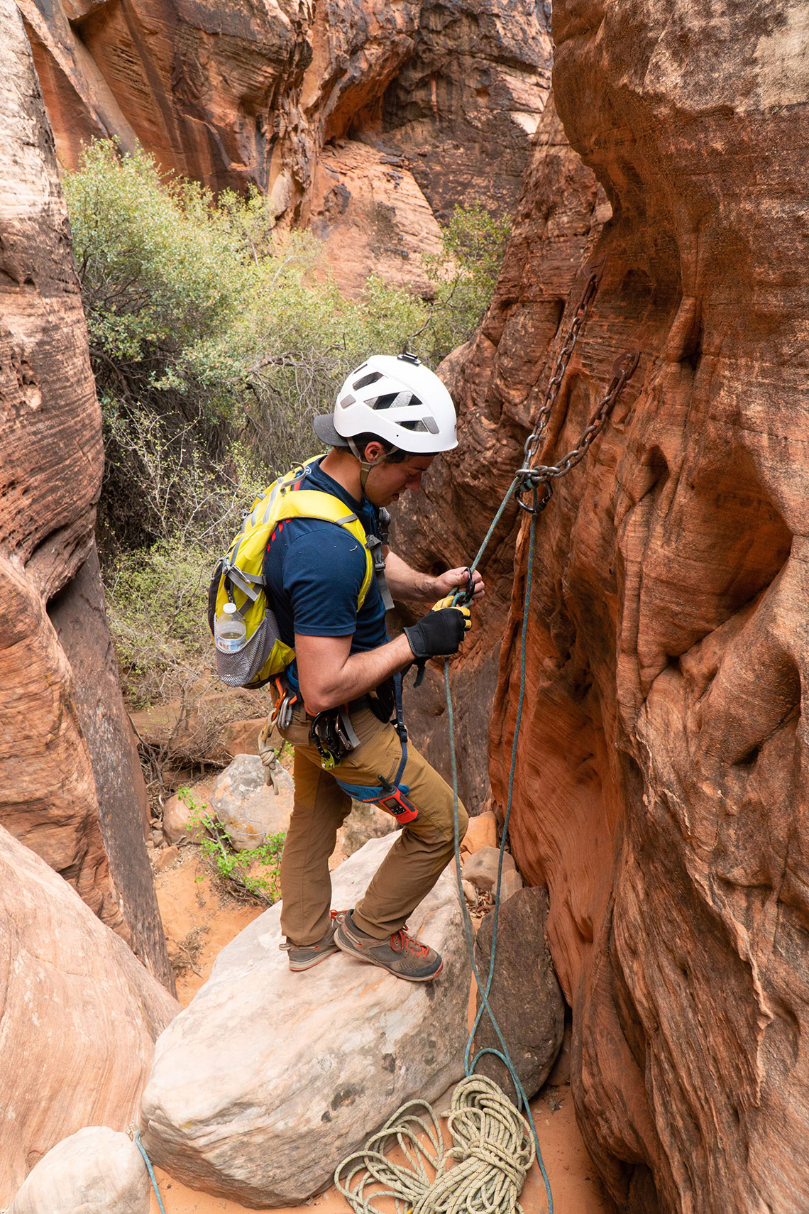 The 5th anchor in Pictograph Canyon