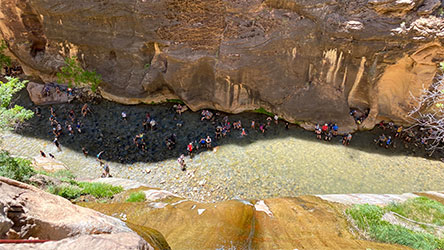 Mystery Canyon into the Narrows in Zion National Park