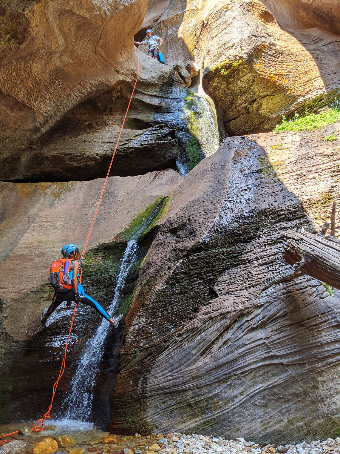 Rappelling the last rappel in Pleiades