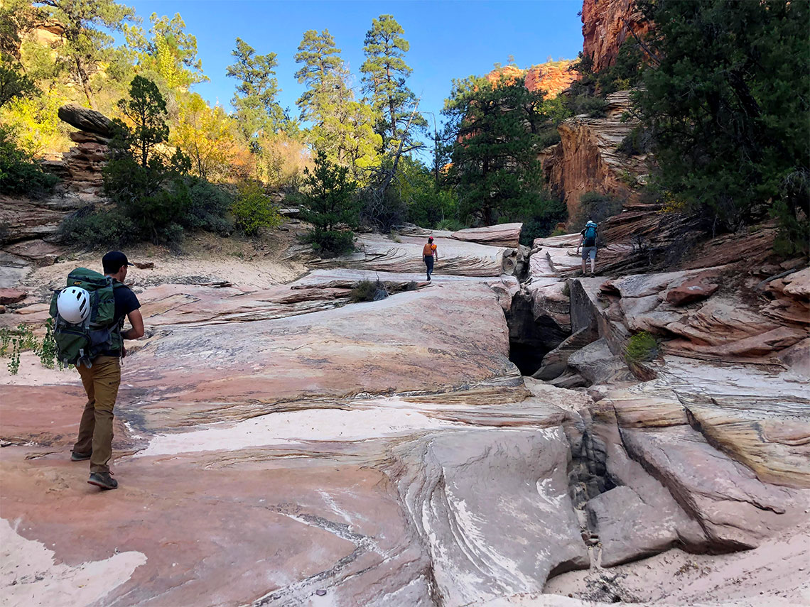 Approach to Lodge Canyon in Zion National Park