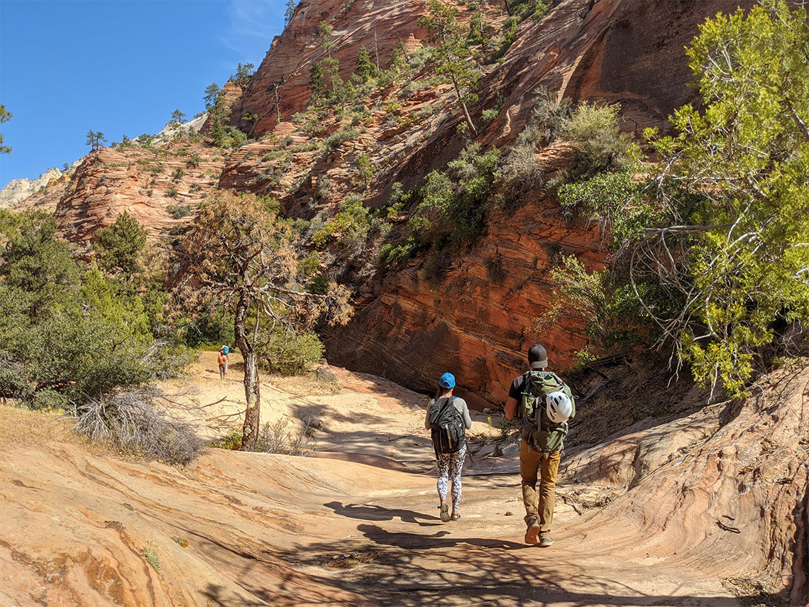 The end of the Lodge Canyon approach