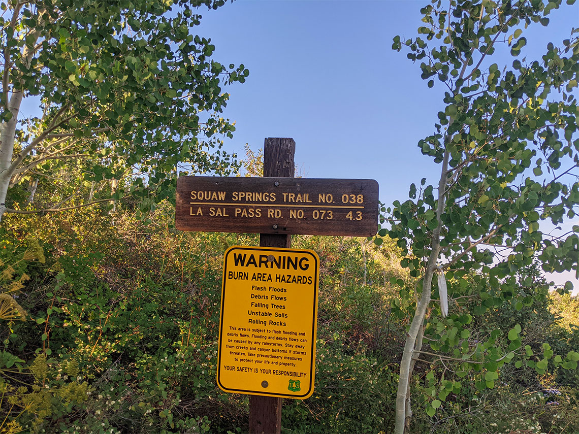 Pleiades Canyon approach trail