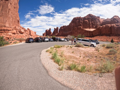 Parking lot for U-Turn Canyon