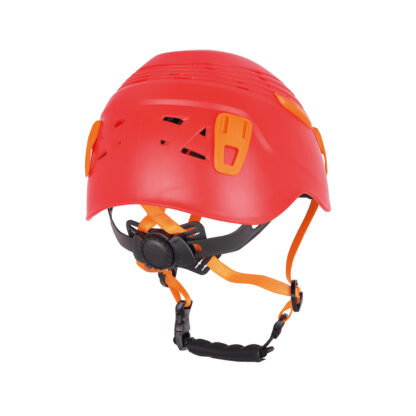 CAMP USA Titan climbing helmet back view red