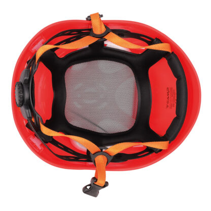 CAMP USA Titan Climbing Helmet Red inside view