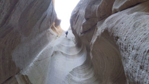 Rapping down Englestead Canyon
