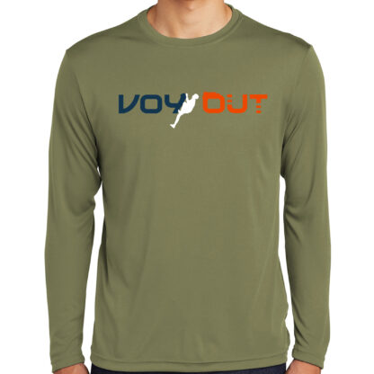 Long Sleeve Rock Climbing Shirt Men's Voy Out Olive