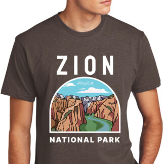 Zion National Park Shirt Espresso Color