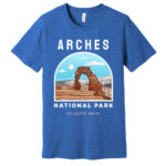Arches National Park Shirt Heather True Royal