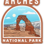 Arches National Park Sticker