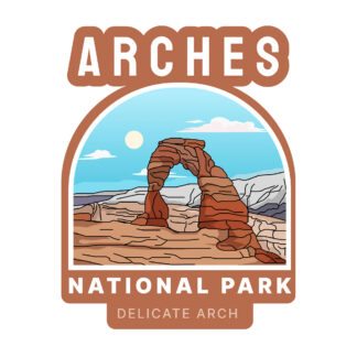 Arches National Park Sticker Delicate Arch