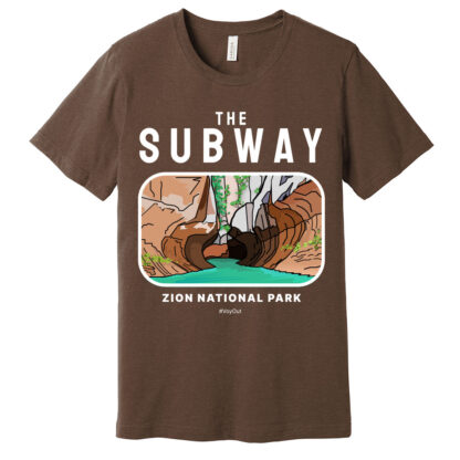 The Subway Zion shirt brown