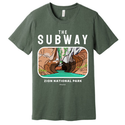 The Subway Zion shirt military green