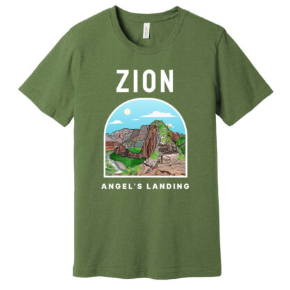 Angel's Landing Shirt Heathered Green