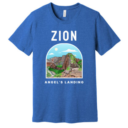 Angel's Landing Shirt Heathered Royal