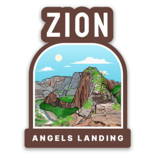 Angels Landing Sticker Zion