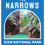 The Narrows Sticker Zion