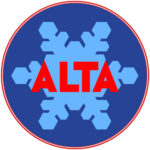 Alta Sticker light blue flake snowflake