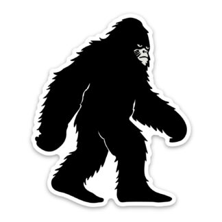 bigfoot silhouette sticker