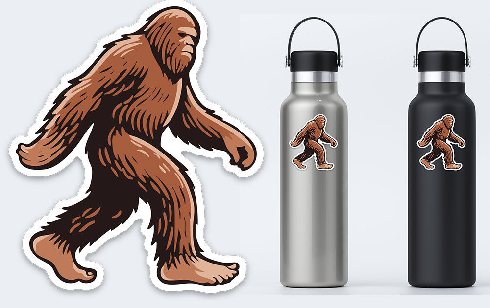 Bigfoot sticker