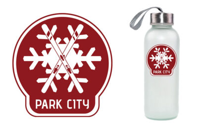 Park City Ski Sticker Preview