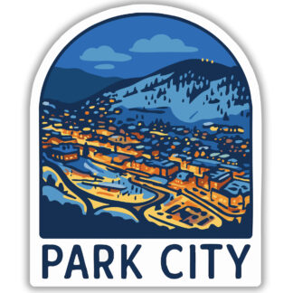 Park City sticker of the mountain resort