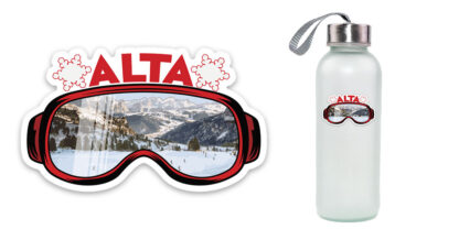 Ski Goggles Sticker Alta Preview