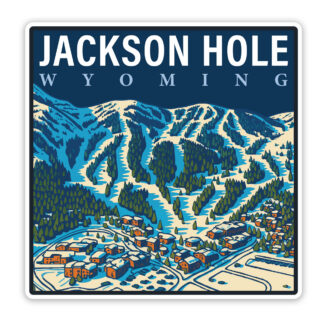 Jacksons Hole Sticker town