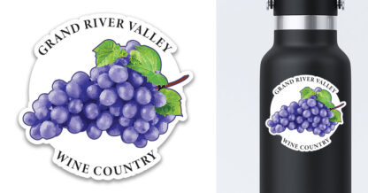 Grand River Valley Wine Country Sticker - Image 2