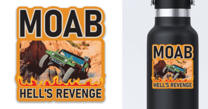 Hell's Revenge sticker Moab preview