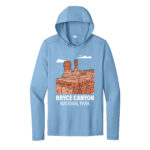 Bryce Canyon National Park Sun Hoodie Light Blue