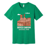 Bryce Canyon T Shirt Heather Kelly Green