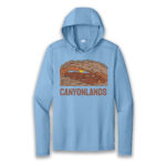 Canyonlands Sun Hoodie light blue