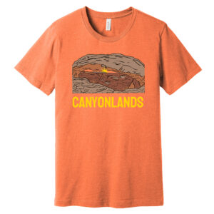 Canyonlands T Shirt Heathered Orange