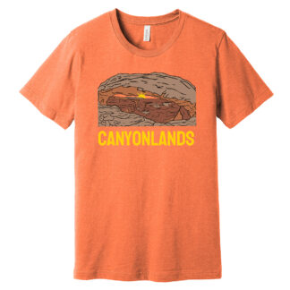 Canyonlands T Shirt Heathered Orange
