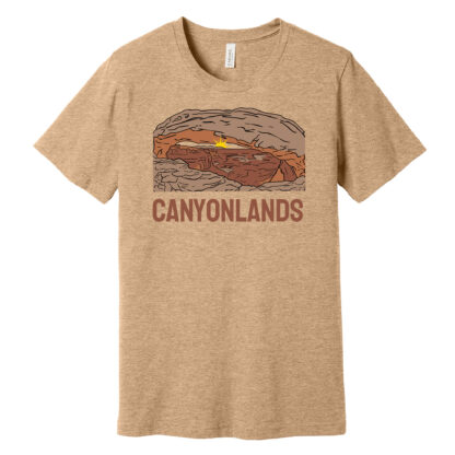 Canyonlands T Shirt Heathered Sand