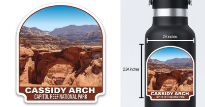 Capitol Reef National Park Sticker Cassidy Arch