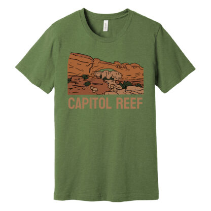 Capitol Reef National Park Shirt Hickman's bridge