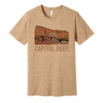 Capitol Reef National Park Shirt Hickman's Bridge Heather Sand