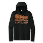 Capitol Reef National Park Sun Hoodie Black