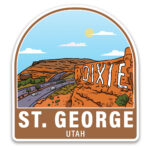 Dixie Rock Sticker St.George Utah